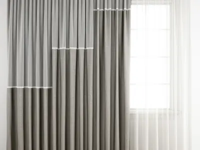 Curtain 253 3D model