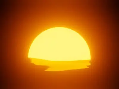 Sunset Animation Free 3D model