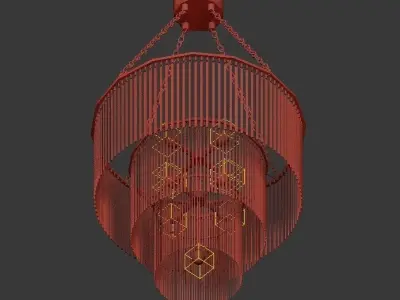 Mantra Chandelier 3D model