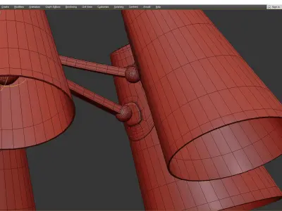 PATTEN CHANDELIER Low-poly 3D model