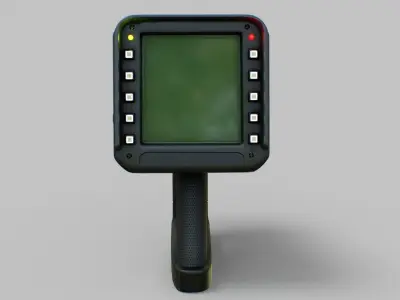 Sci-Fi Portable Scanner Low-poly 3D model