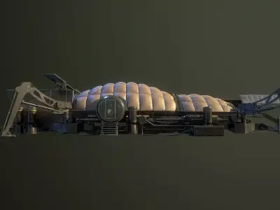 Mars Station 3D model