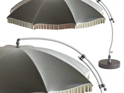 Sun Garden Umbrella 3D model