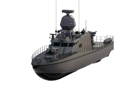 EUROPEAN FAST PATROL BOAT 3D model