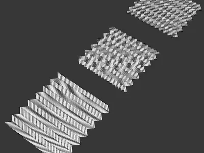 Parquet Oak Marrone NEW Firestop set 2 3D model