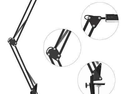 Table Lamp Enoch 3D model