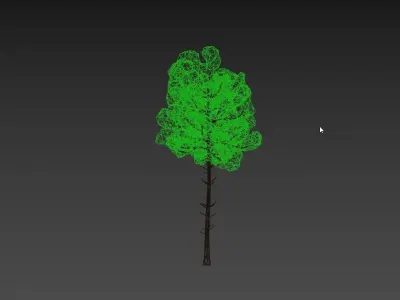 Low Poly Tree Stylish Low-poly 3D model