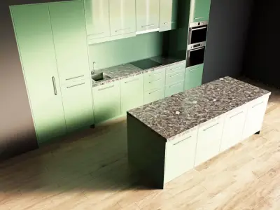 67-Kitchen7 glossy 6 3D model