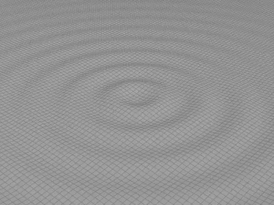 Ripple Water Low-poly 3D model