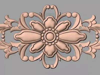 Woodworking CNC Router 3D Relief STL models used for artcam E402 3D model