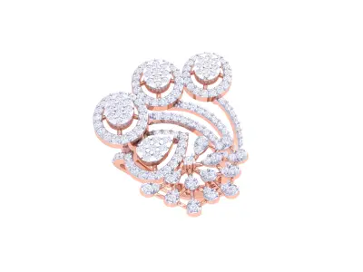 Women Ring  Render 3dm STL OBJ FBX Details 3D print model 408