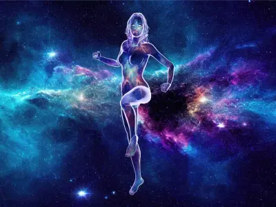 Singularity Low-poly 3D model