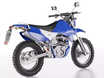 Enduro MotorBike Dirtbike 3D model