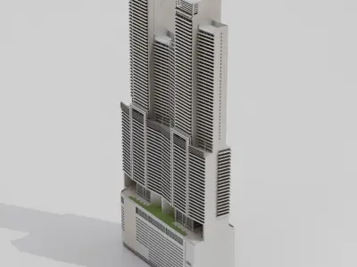 Lokhandwala Minerva Mumbai 3D model