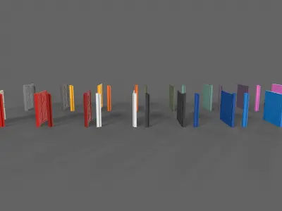 PBR Metal Gate A 3D Model Pack