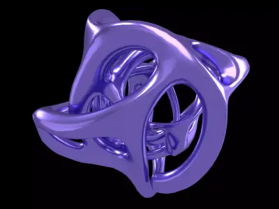 Abstract Shape v40 004 Low-poly 3D model