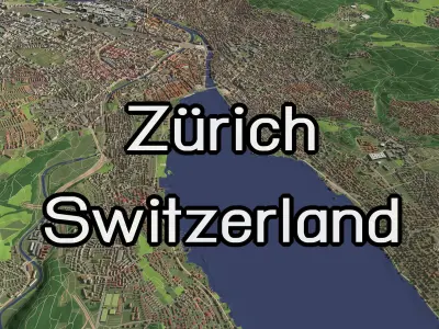 Switzerland - city and urban 3D Model Pack