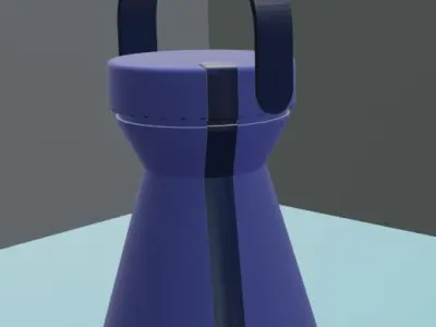 TABLE LAM Free low-poly 3D model