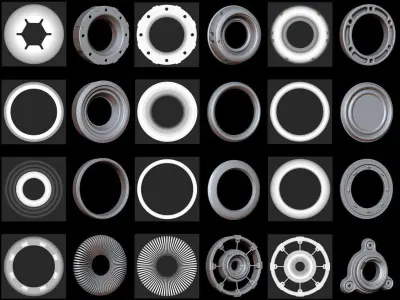 Arc Reactor Vol1 Alpha and IMM Brush 3D model