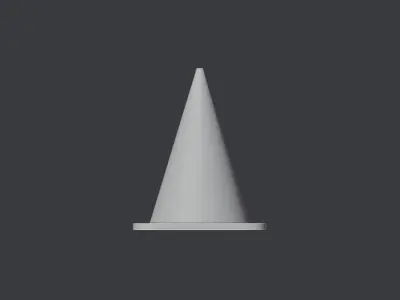 Traffic Cone PBR Low-poly 3D Model Low-poly 3D model