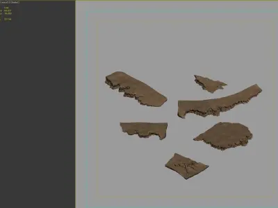 land ground 3D model
