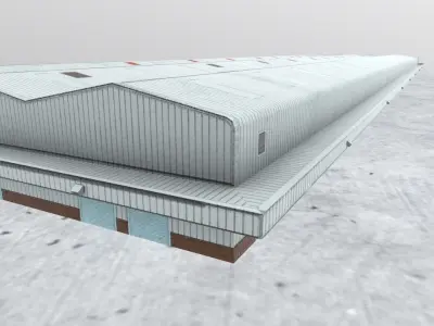 EGCC Storage 2 Low-poly 3D model