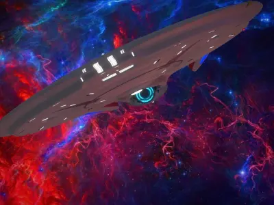 NyX Class Destroyer 3D model