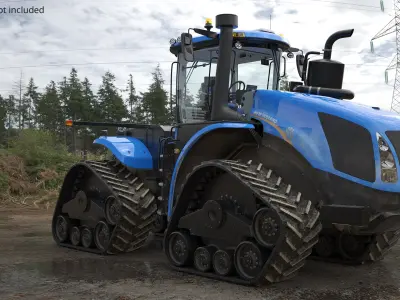  Dirty New Holland T9 SmartTrax Crawler Rigged 