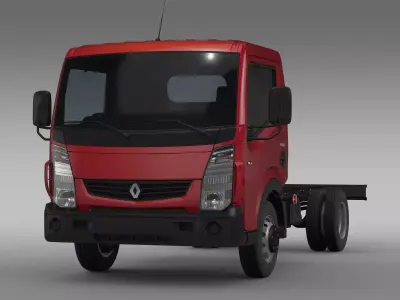 Renault Maxity 2013 Chassi 3D model
