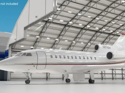  Dassault Falcon 900 Business Jet Simplified 