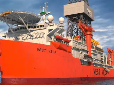  WEST VELA Drilling Ship 