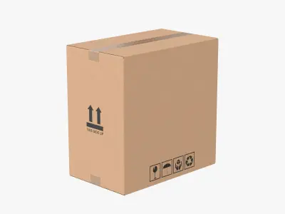  Cardboard Box Closed Bundle 
