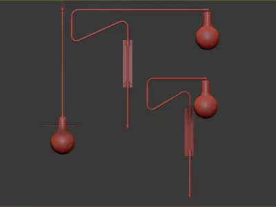 House Doctor Lamps 3D model