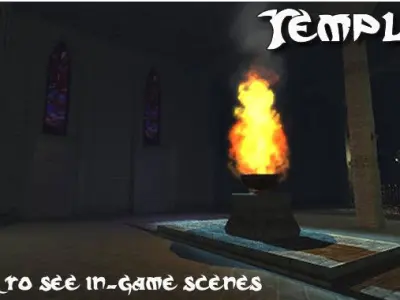 Temple CS Low-poly 3D model