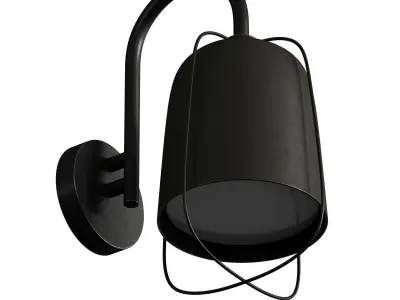 Outdoor Wall Hanging Light Street Lamp Lantern 3D model