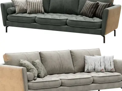 BoConcept Osaka 3 Seats Sofa 3D model