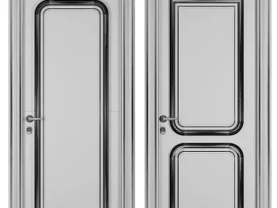 Entrance door set241 3D model