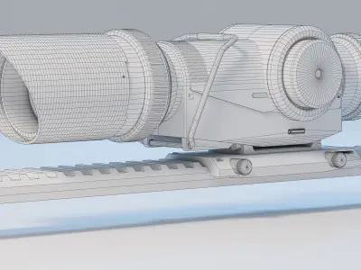 Gun Scope 3D model