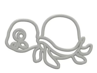 Aqua Feeder Turtle-02 3D print model