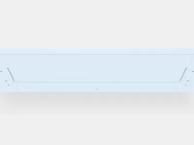 HANVIKEN Drawer front Low-poly 3D model