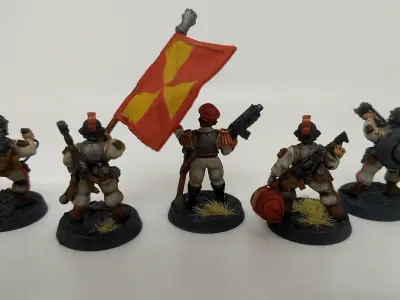 Hive-City Guard Officers and Command Squad 3D print model