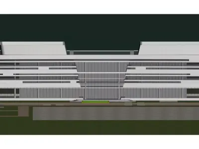 Modern Office Building 3D model