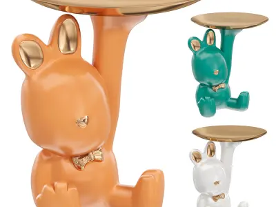 MagiDeal Rabbit Figurine Crafts Keys 3D model