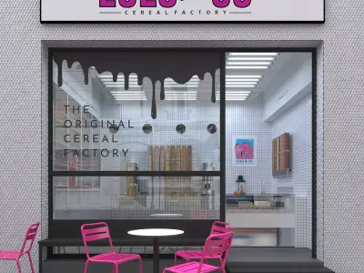 equipped cereal store 3D model