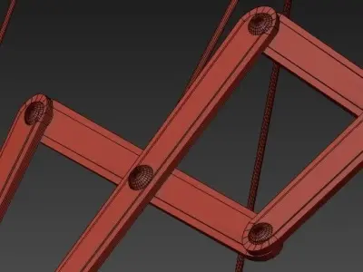 Zoom Chandelier 3D model