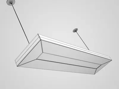 Ceiling Office Lamp 37 3D model