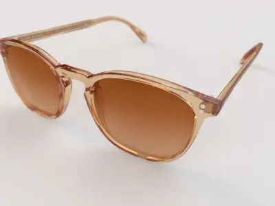 Oliver Peoples Finley Esq Sun Blush Rose Quartz Mirror Sunglass 
