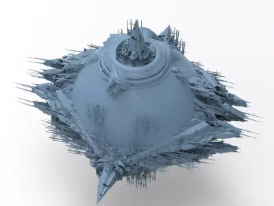 Prison colony Robot Base  3D model