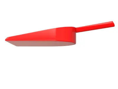 Dustpan shovel Low-poly 3D model