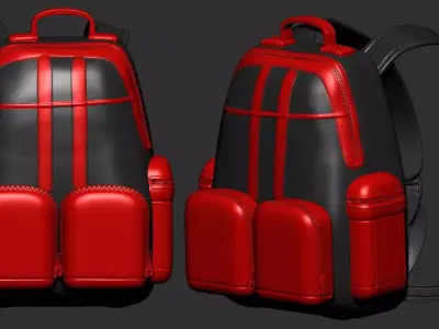 backpack sculpt 3d printable  3D model